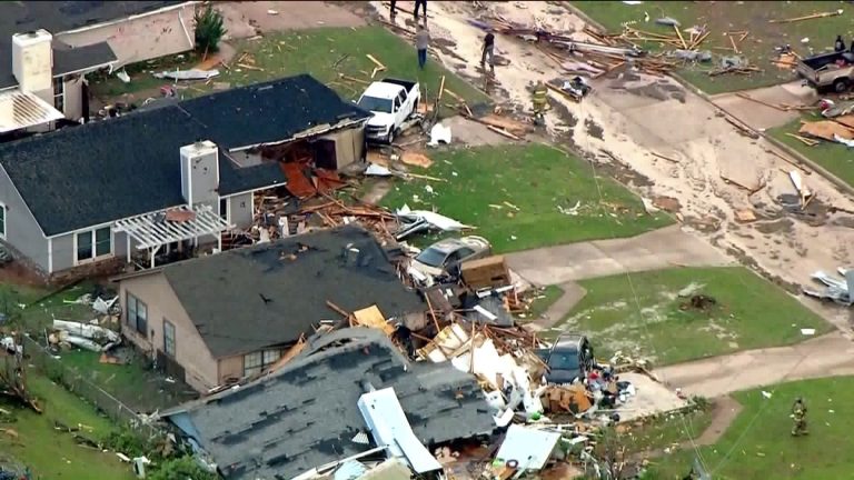 Drone Video Footage - Elk City, OK Tornado Devastation