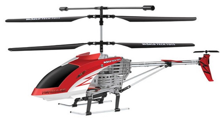remote control helicopter in camera